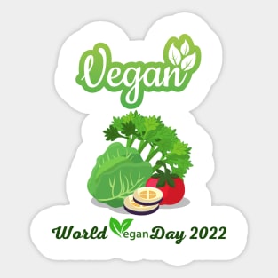 "I'm So fresh" Vegan day 2022 Sticker